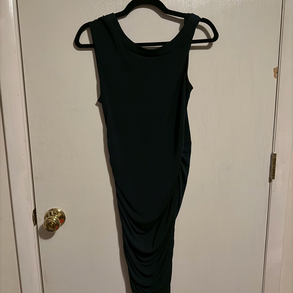 Catherine Malandrino Navy Midi Dress